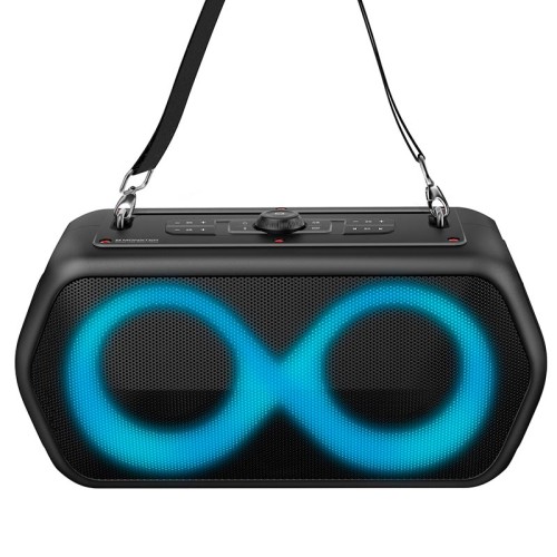 Акустика Monster Musicbox Go (with 2 microphones) M176 (MS22132) IPX5 |BT5.3, 80W, USB/AUX/TF, 2.5-4.5h| black