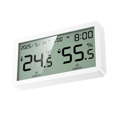 Термогігрометр HOCO indoor electronic alarm clock thermometer and hygrometer HX42 |12 month| white