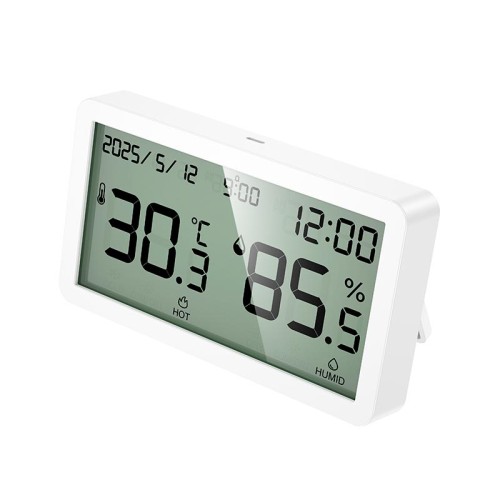Термогігрометр HOCO indoor electronic alarm clock thermometer and hygrometer HX42 |12 month| white