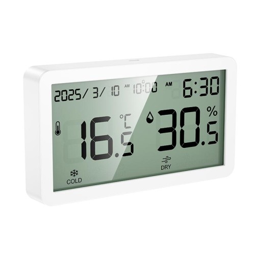 Термогігрометр HOCO indoor electronic alarm clock thermometer and hygrometer HX42 |12 month| white