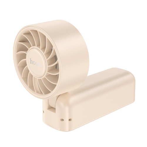 Вентилятор HOCO transparent foldable fan HX602 |2-6.5h, 100 Levels, 60dB| beige