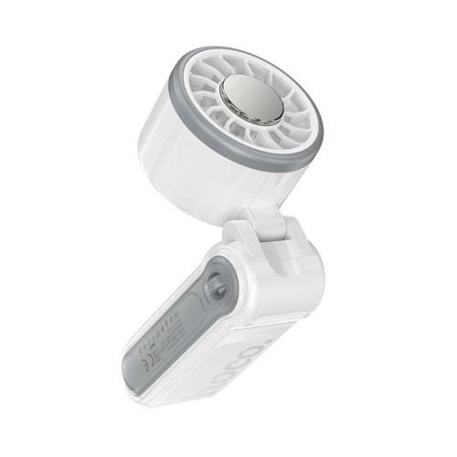 Вентилятор HOCO Ice pack series lightweight foldable fan HX604 |6.5h Max, 3 Levels, 60dB| white