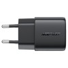 Адаптер мережевий AceFast GaN charger USB-C with digital display A135 |1Type-C, 40W/3A, PD/QC| black