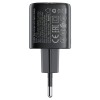 Адаптер мережевий AceFast GaN charger USB-C with digital display A135 |1Type-C, 40W/3A, PD/QC| black