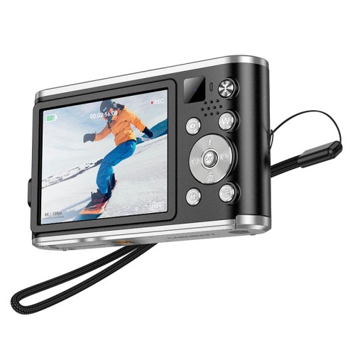 Фотокамера HOCO Dual-lens digital camera DV203 |48MP, 30fps/1920p, 2.8" IPS HD| black