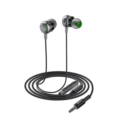 Навушники ACEFAST 3.5mm in-ear wired earphones with mic L4 black