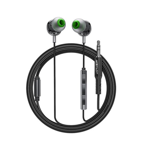 Навушники ACEFAST 3.5mm in-ear wired earphones with mic L4 black