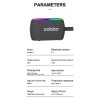 Акустика Xdobo X8 Mini II IPX6 |BT5.3, 30W, USB/AUX/TF, 13h| black