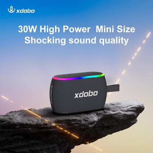 Акустика Xdobo X8 Mini II IPX6 |BT5.3, 30W, USB/AUX/TF, 13h| black