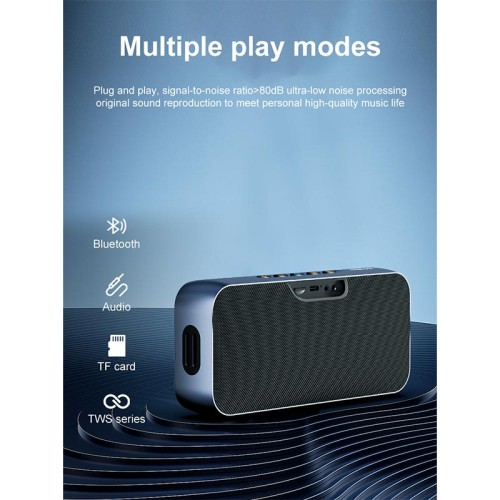 Акустика Xdobo Luxe IPX5 |BT5.3, 60W, AUX/TF, 8h| black