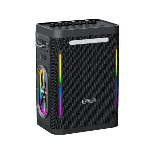 Акустика-караоке Xdobo Party 1981 II (with 2 MIC) |BT5.3, 300W, AUX/TF/USB, 65W/5A input power, 20h| black