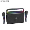Акустика-караоке Xdobo Nuts (with 2 MIC) |BT5.3, 120W, USB/AUX/TF, 20h| black