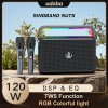 Акустика-караоке Xdobo Nuts (with 2 MIC) |BT5.3, 120W, USB/AUX/TF, 20h| black