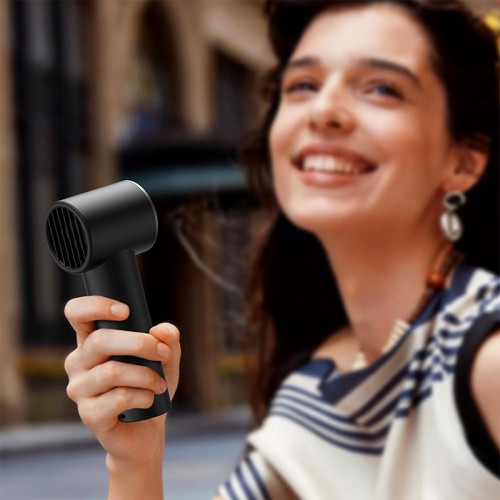 Портативний вентилятор Acefast mini handheld fan with digital display YF1 |3 spped, 1.5-5h| black