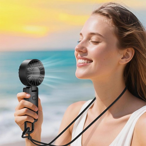 Портативний вентилятор Acefast folding handheld fan YF2 |4 spped, 2-7h| black