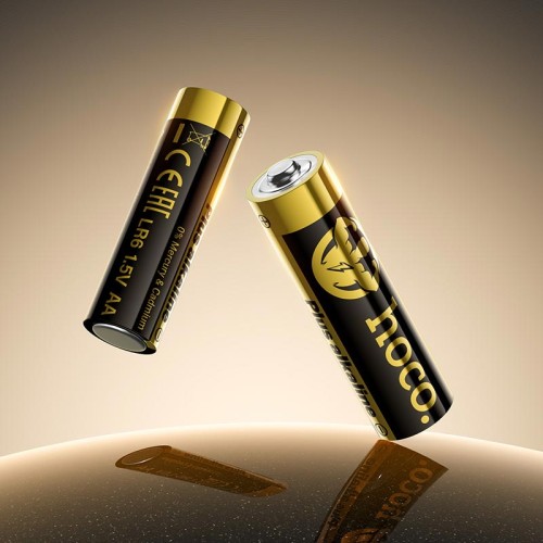 Alkaline battery HOCO JA1B |AA, LR6, 1.5V| (4PCS) black