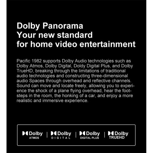 Акустика Xdobo Pacific 1982 (Soundbar support Dolby atmos) |BT5.3+EDR, 500W Peak, HDMI/Optical Fibre/ USB/ AUX/Coaxial| black