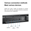 Акустика Xdobo Pacific 1982 (Soundbar support Dolby atmos) |BT5.3+EDR, 500W Peak, HDMI/Optical Fibre/ USB/ AUX/Coaxial| black
