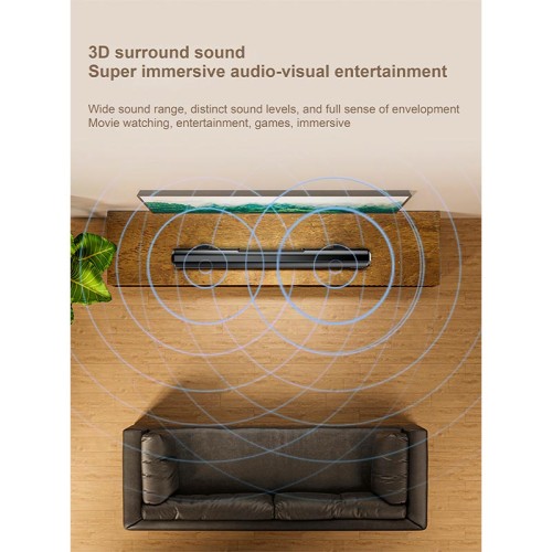 Акустика Xdobo Soundbar 1978II |BT5.3+EDR, 80W, HDMI/Optical/ USB/ AUX/Coaxial| black