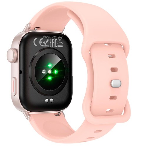 Smart Sports Watch HOCO (call version) Y32 |BT5.3, IP67, HeatRate, 1.75"| pink