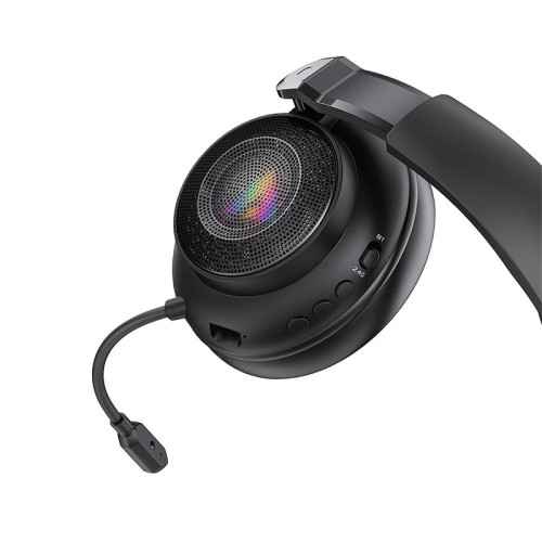 Навушники Acefast RGB gaming wireless headset H15 |BT6.0/2.4G/AUX, 60/80H| black