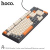 Клавіатура HOCO Murphy 3-color wired keyboard GM61 (Ukrainian version) |104 keys| grey