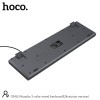 Клавіатура HOCO Murphy 3-color wired keyboard GM61 (Ukrainian version) |104 keys| grey