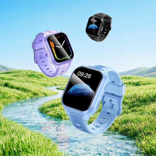 Smart Watch HOCO 4G children phone-watch Y108 IPX7|1.69", 4G/LBS/Wi-FI/GPS| black