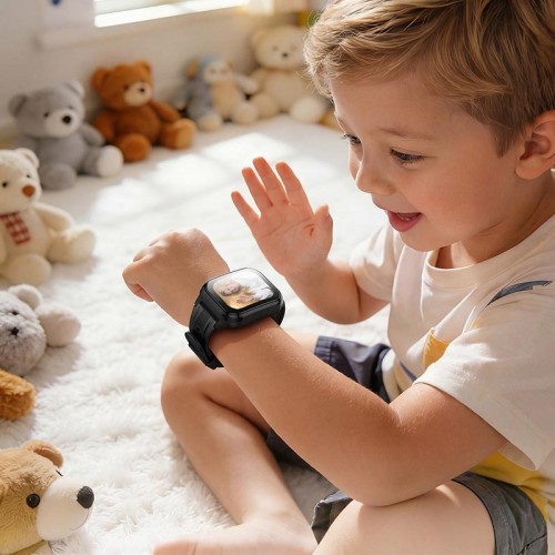 Smart Watch HOCO 4G children phone-watch Y108 IPX7|1.69", 4G/LBS/Wi-FI/GPS| black