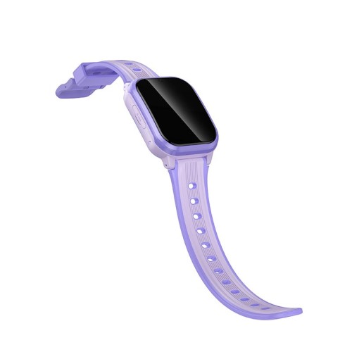 Smart Watch HOCO 4G children phone-watch Y108 IPX7|1.69", 4G/LBS/Wi-FI/GPS| purple