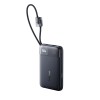 УМБ Baseus EnerFill Digital Display Power Bank with Dual Built-in Cables FC11 10000mAh |1USB/1Type-C, 22.5W/3A, PD/QC| black