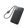 УМБ Baseus EnerFill Digital Display Power Bank with Dual Built-in Cables FC11 10000mAh |1USB/1Type-C, 22.5W/3A, PD/QC| black