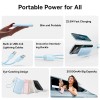 УМБ Baseus EnerFill Digital Display Power Bank with Dual Built-in Cables FC11 10000mAh |1USB/1Type-C, 22.5W/3A, PD/QC| black
