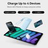 УМБ Baseus EnerFill Digital Display Power Bank with Dual Built-in Cables FC11 10000mAh |1USB/1Type-C, 22.5W/3A, PD/QC| black