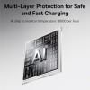 УМБ Baseus EnerFill Digital Display Power Bank with Dual Built-in Cables FC11 10000mAh |1USB/1Type-C, 22.5W/3A, PD/QC| black