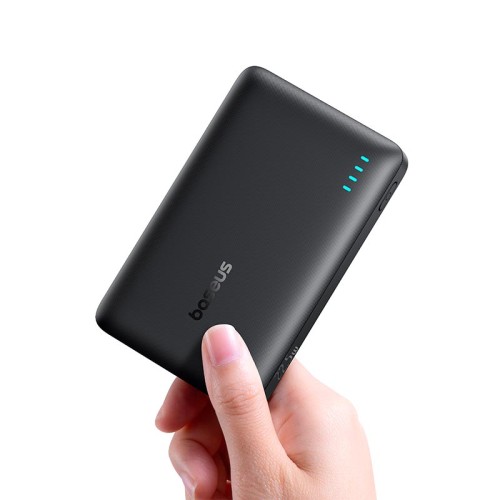 УМБ Baseus EnerFill Power Bank FP21 10000mAh |2Type-C/1USB, 22.5W/3A, PD/QC| black