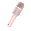 Караоке мікрофон HOCO Singing karaoke microphone DBK1 |BT5.0, AUX, TWS, 5W, 6h| pink