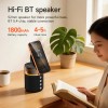 Бездротова зарядка Qi HOCO Sunset BT Speaker with 3 in 1 wireless charger DWQ05 |BT5.4, TWS, 15 W Max| black