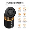Бездротова зарядка Qi HOCO Sunset BT Speaker with 3 in 1 wireless charger DWQ05 |BT5.4, TWS, 15 W Max| black