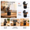 Бездротова зарядка Qi HOCO Sunset BT Speaker with 3 in 1 wireless charger DWQ05 |BT5.4, TWS, 15 W Max| black