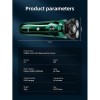 Електобритва Hoco electric razor with smart LED indicator DAR06 Plus IPX7 green