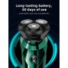 Електобритва Hoco electric razor with smart LED indicator DAR06 Plus IPX7 green