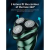 Електобритва Hoco electric razor with smart LED indicator DAR06 Plus IPX7 green
