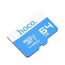 Карта пам'яті Hoco MicroSD 64GB Class 10 Blue