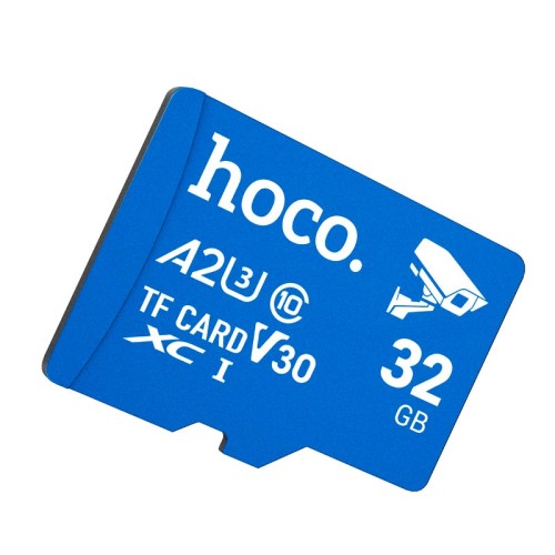 Карта пам'яті Hoco MicroSD ultra-high-speed surveillance camera memory card (32GB) |CL10| blue