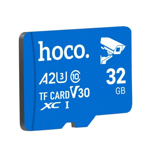 Карта пам'яті Hoco MicroSD ultra-high-speed surveillance camera memory card (32GB) |CL10| blue