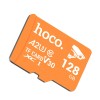 Карта пам'яті Hoco MicroSD ultra-high-speed surveillance camera memory card (128GB) |CL10| orange