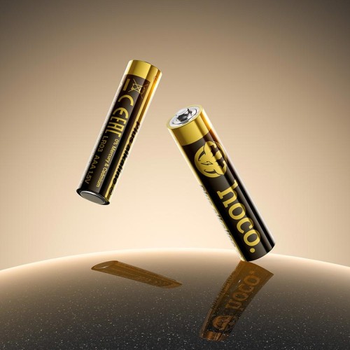 Alkaline battery HOCO JA2B |AAA, LR03, 1.5V| (4PCS) black