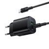 Мережевий зарядний пристрій BOROFONE BAS85A Star PD30W+QC3.0 charger set (C to C) (EU) Black