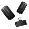 Бездротова мікрофонна система BOROFONE BFK17 Lemai wireless microphone Type-C Black